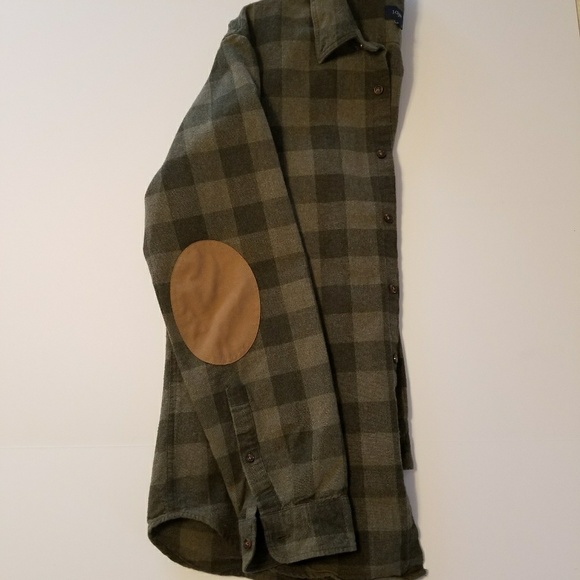 J. Crew men's shirt/long sleeve/elbow patches - Picture 4 of 8